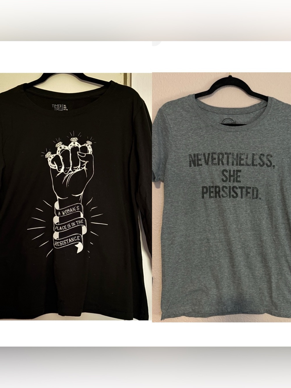 Two Soft, Long & Short Sleeve Feminist Graphic Tee Bundle